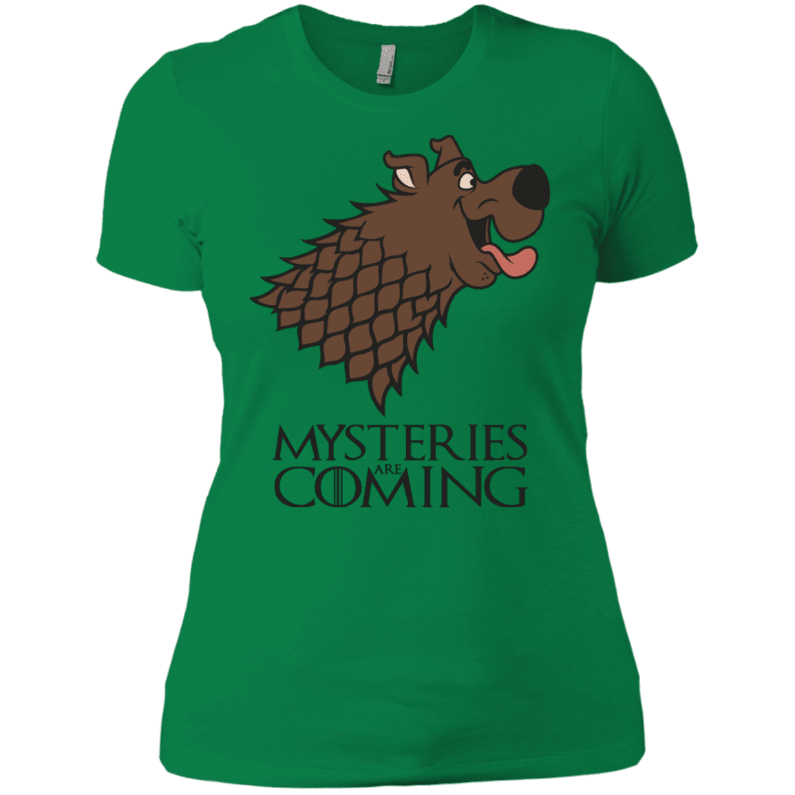 T-Shirts Kelly Green / X-Small Mysteries Are Coming Women's Premium T-Shirt