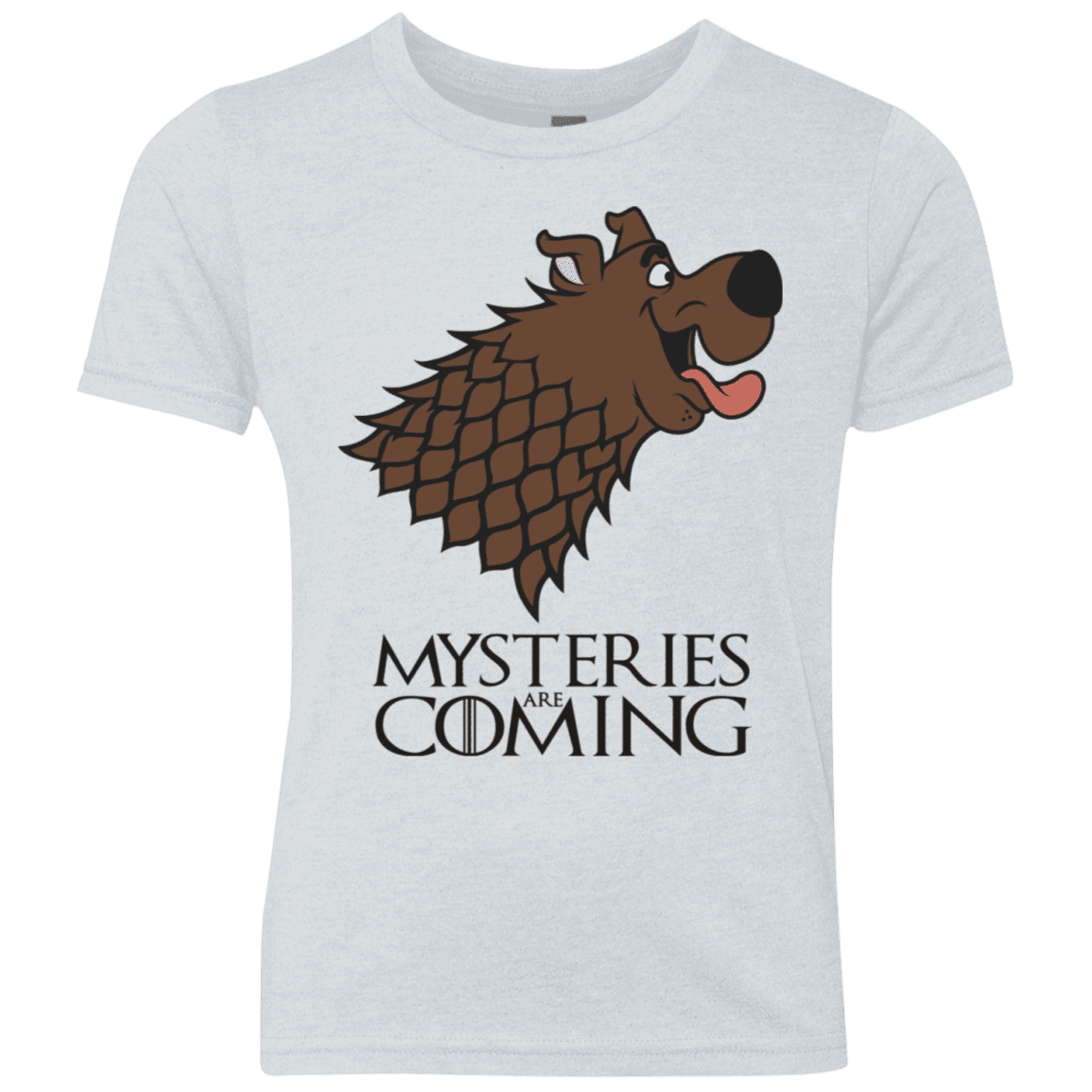T-Shirts Heather White / YXS Mysteries Are Coming Youth Triblend T-Shirt