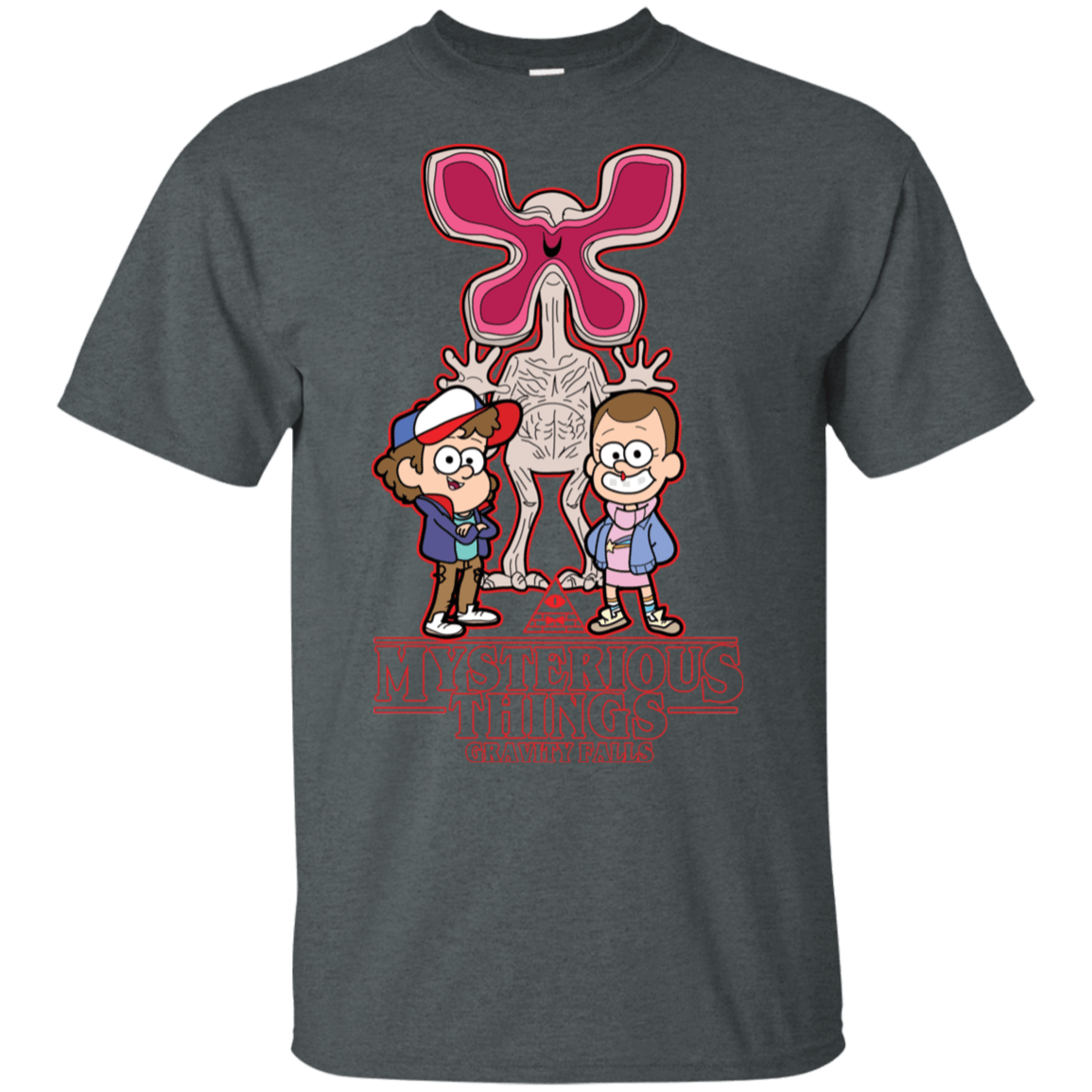 T-Shirts Dark Heather / S Mystery Things T-Shirt