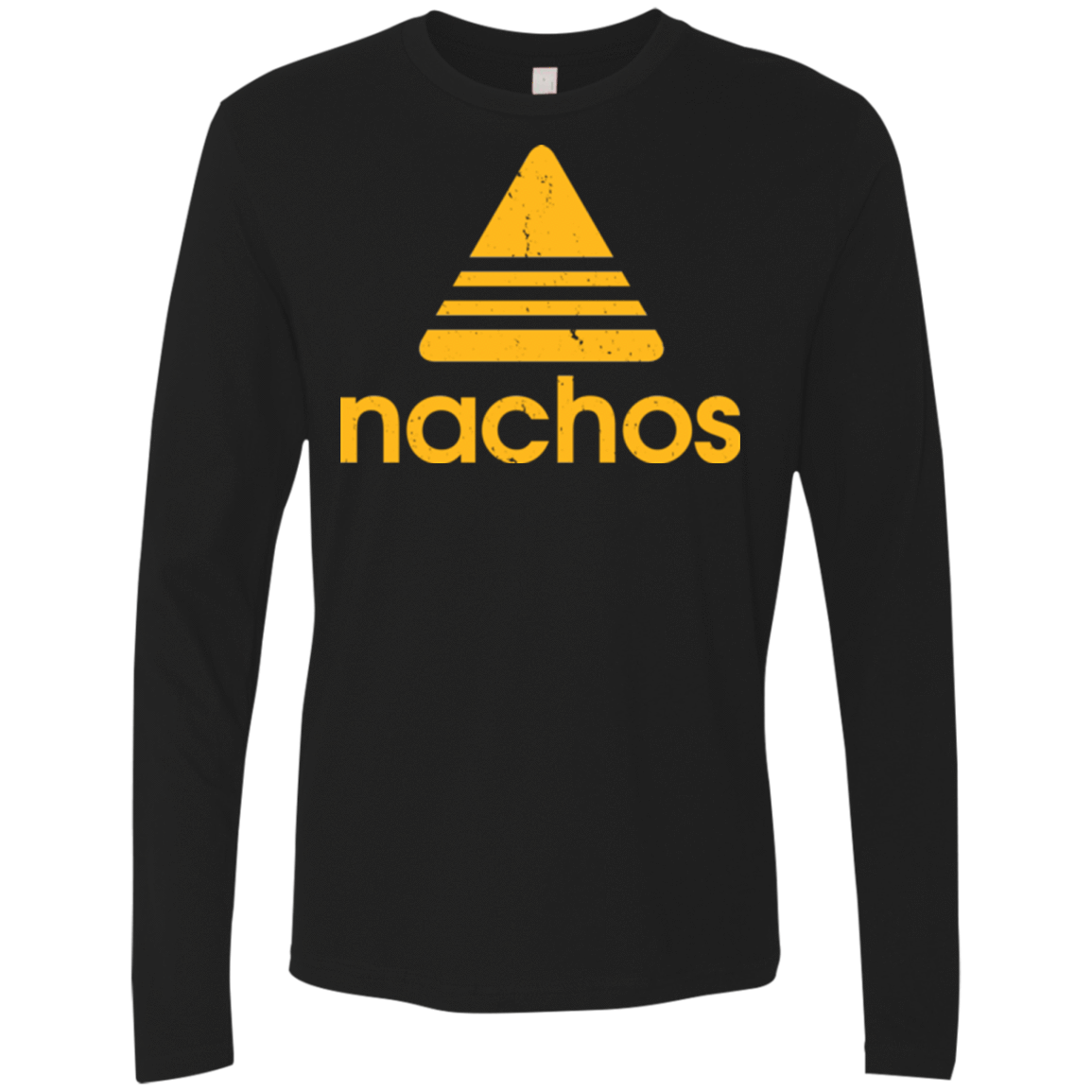 T-Shirts Black / Small Nachos Men's Premium Long Sleeve