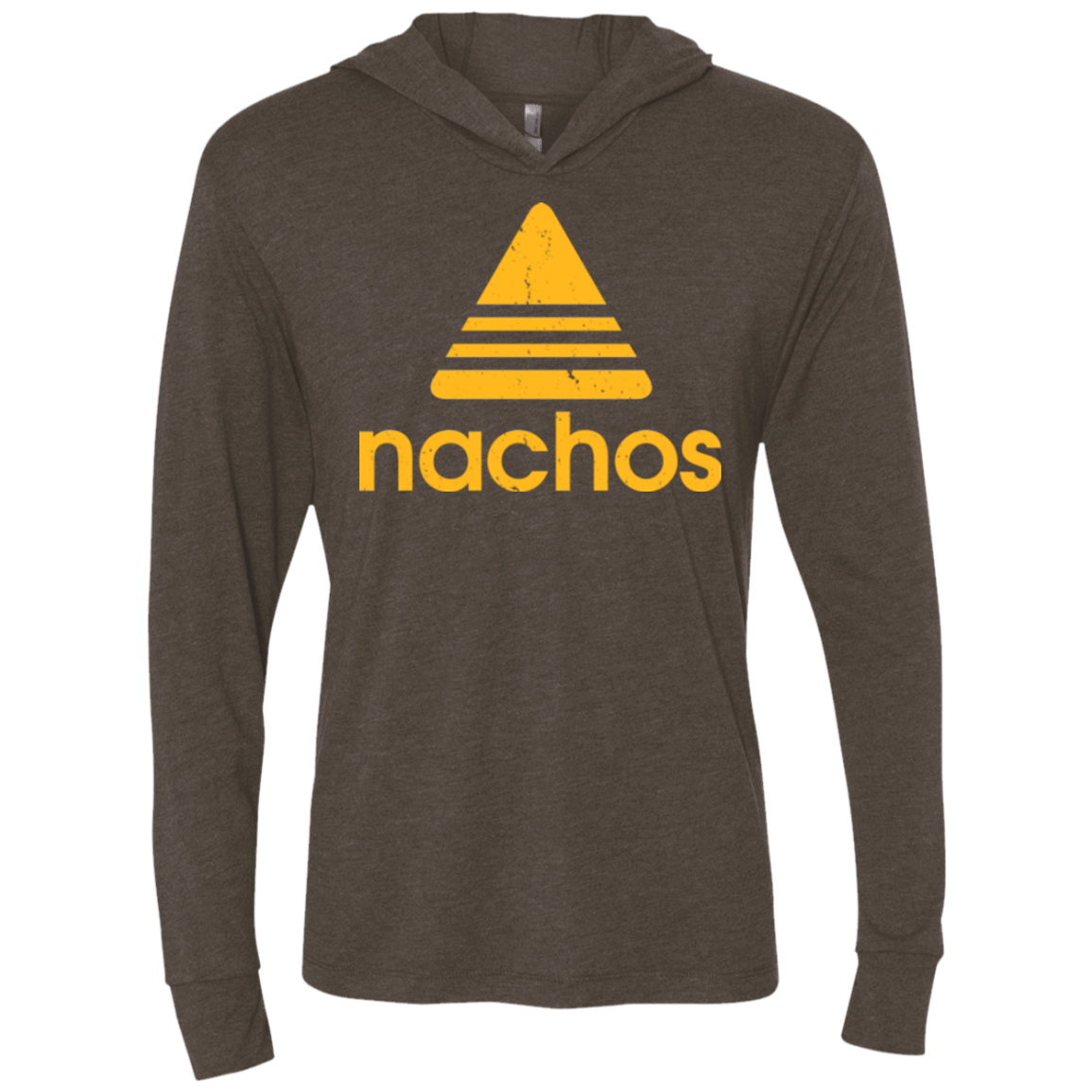 T-Shirts Nachos Triblend Long Sleeve Hoodie Tee