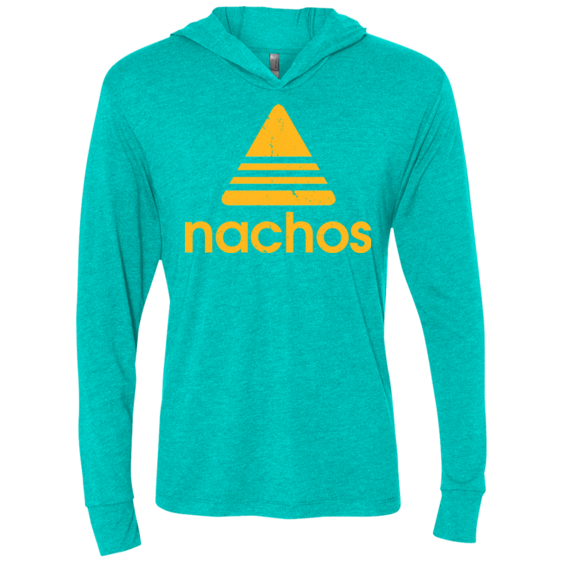 T-Shirts Nachos Triblend Long Sleeve Hoodie Tee