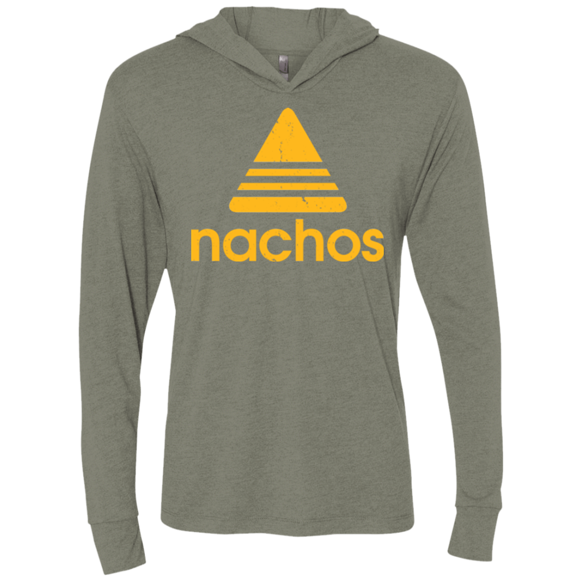 T-Shirts Nachos Triblend Long Sleeve Hoodie Tee