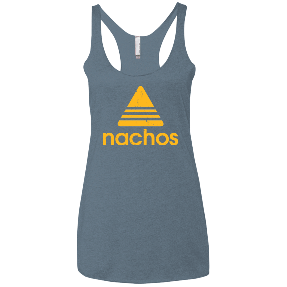 T-Shirts Indigo / X-Small Nachos Women's Triblend Racerback Tank