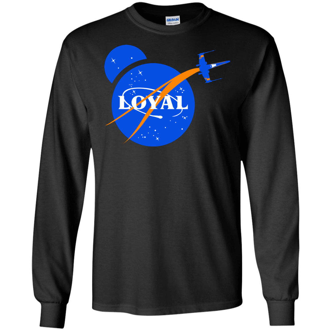T-Shirts Black / S Nasa Dameron Loyal Men's Long Sleeve T-Shirt