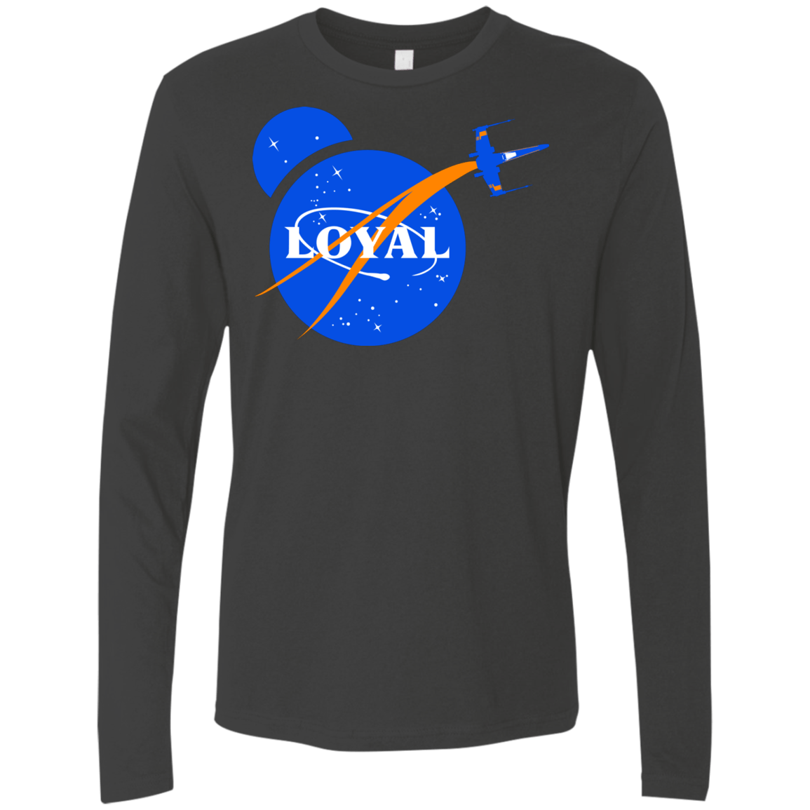 T-Shirts Heavy Metal / S Nasa Dameron Loyal Men's Premium Long Sleeve