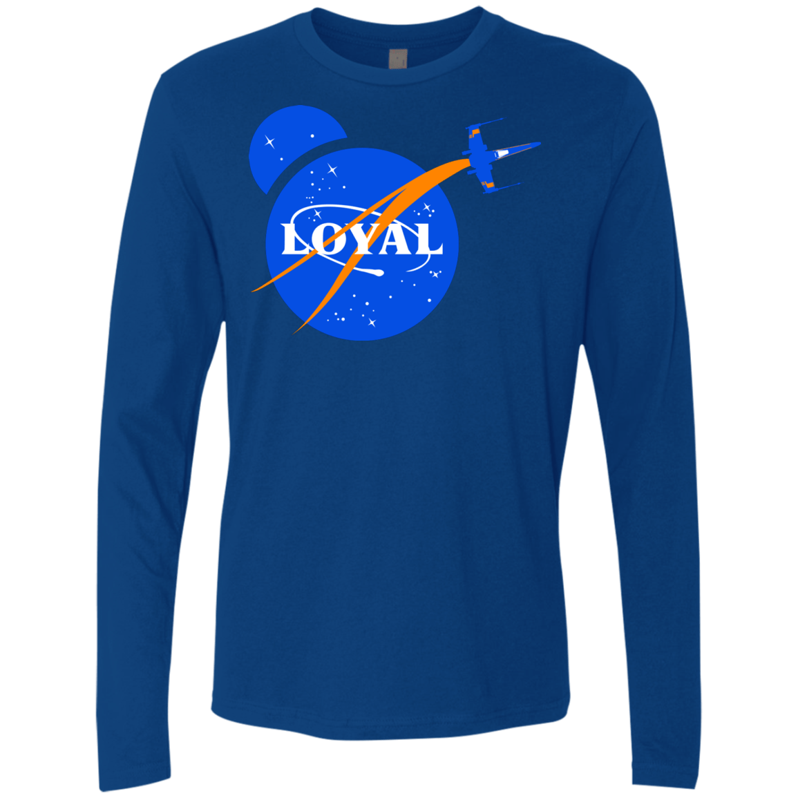 T-Shirts Royal / S Nasa Dameron Loyal Men's Premium Long Sleeve
