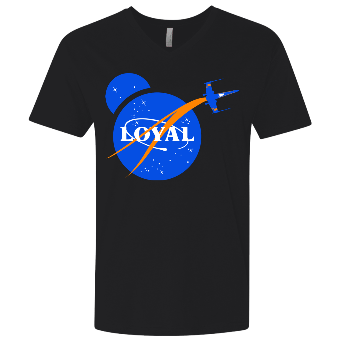T-Shirts Black / X-Small Nasa Dameron Loyal Men's Premium V-Neck