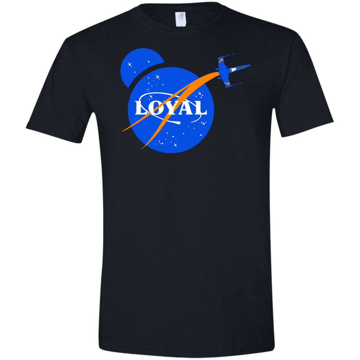 T-Shirts Black / X-Small Nasa Dameron Loyal Men's Semi-Fitted Softstyle