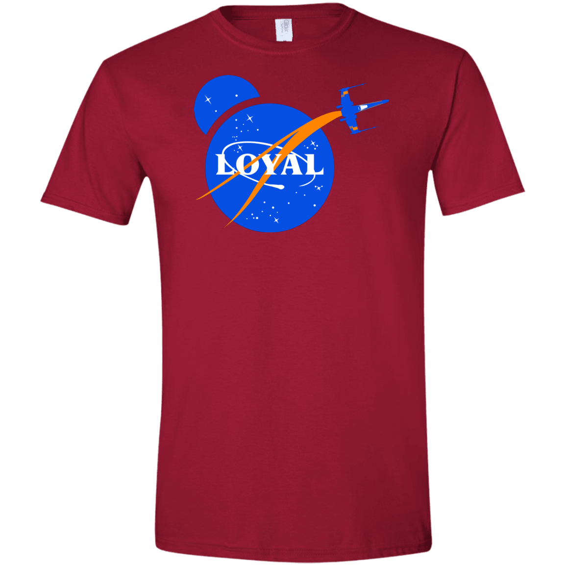 T-Shirts Cardinal Red / S Nasa Dameron Loyal Men's Semi-Fitted Softstyle