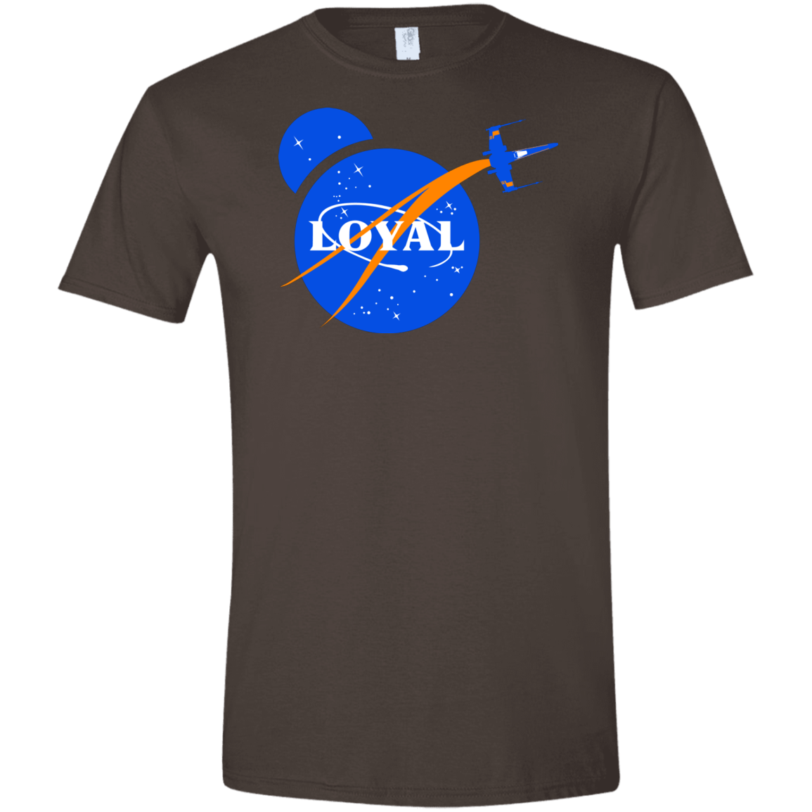 T-Shirts Dark Chocolate / S Nasa Dameron Loyal Men's Semi-Fitted Softstyle