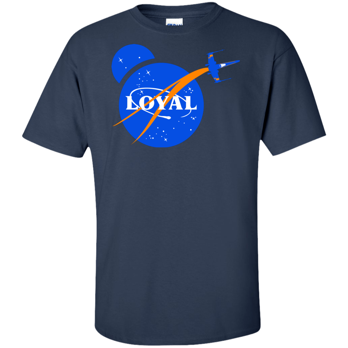 T-Shirts Navy / XLT Nasa Dameron Loyal Tall T-Shirt