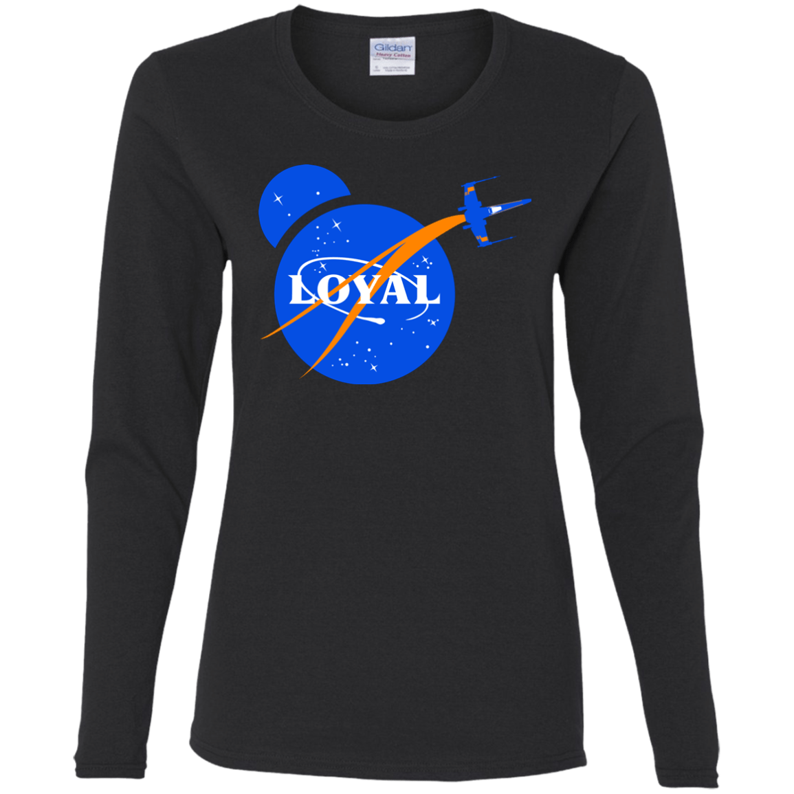 T-Shirts Black / S Nasa Dameron Loyal Women's Long Sleeve T-Shirt
