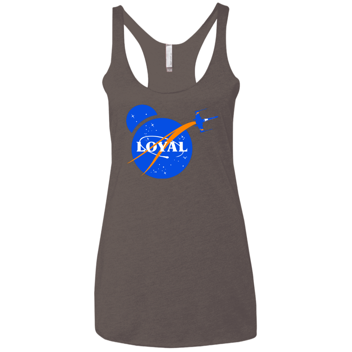 T-Shirts Macchiato / X-Small Nasa Dameron Loyal Women's Triblend Racerback Tank