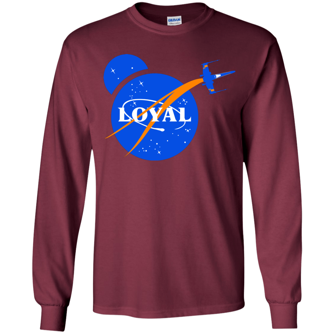 T-Shirts Maroon / YS Nasa Dameron Loyal Youth Long Sleeve T-Shirt