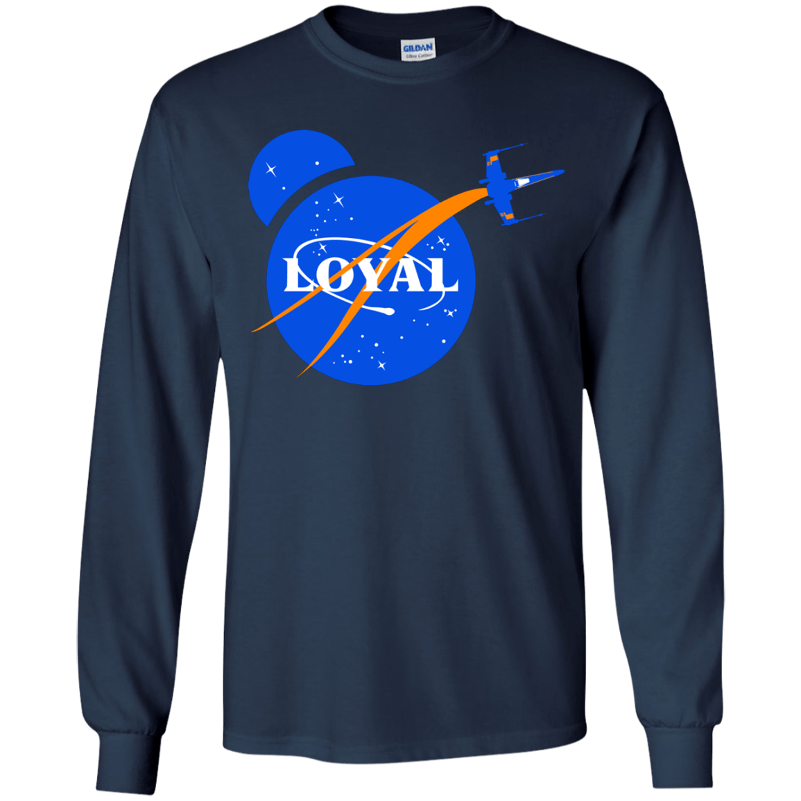 T-Shirts Navy / YS Nasa Dameron Loyal Youth Long Sleeve T-Shirt