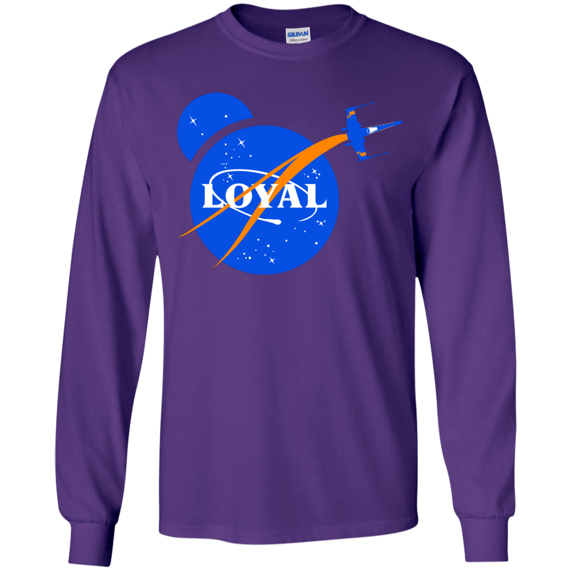 T-Shirts Purple / YS Nasa Dameron Loyal Youth Long Sleeve T-Shirt