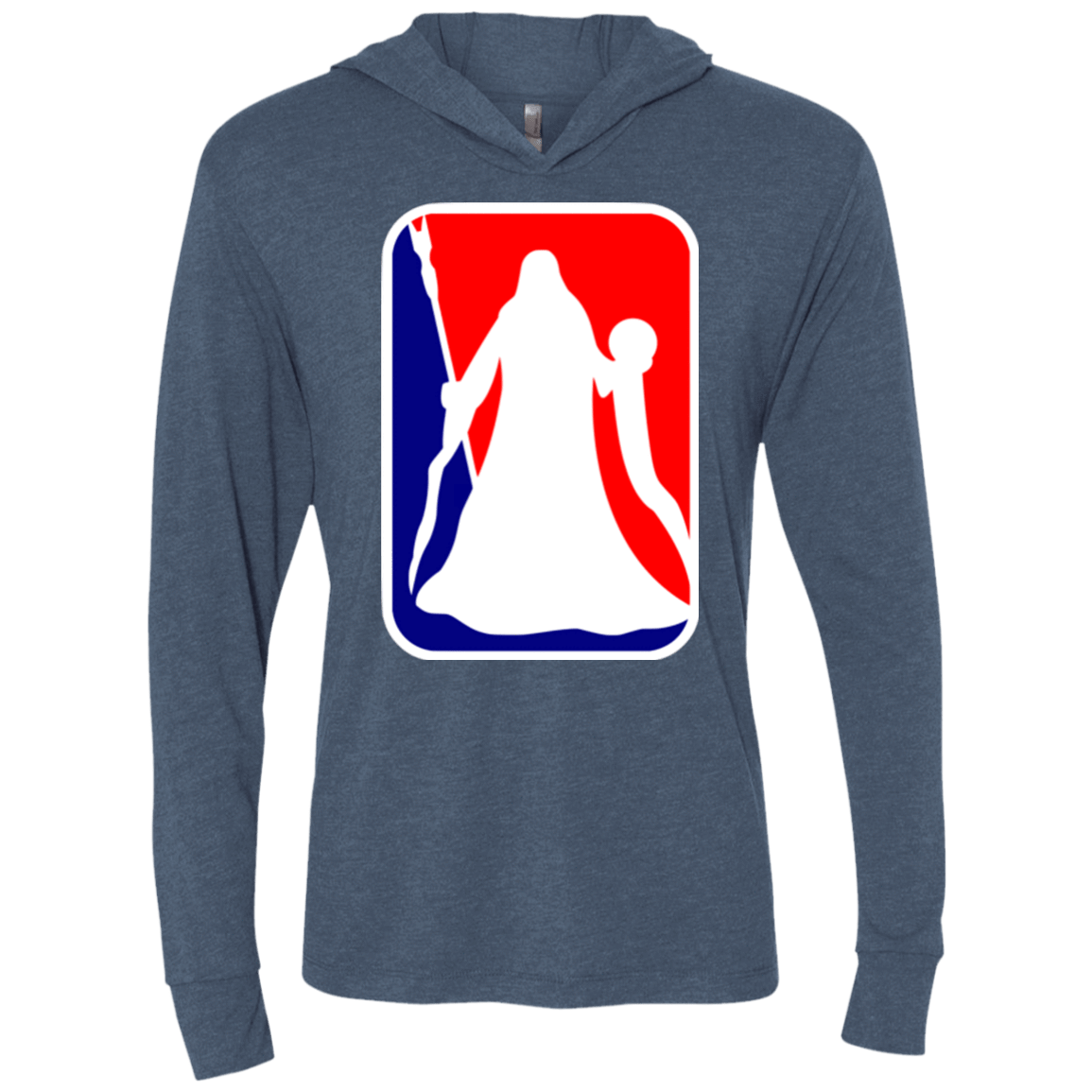 T-Shirts Indigo / X-Small National Wizards League 2 Triblend Long Sleeve Hoodie Tee