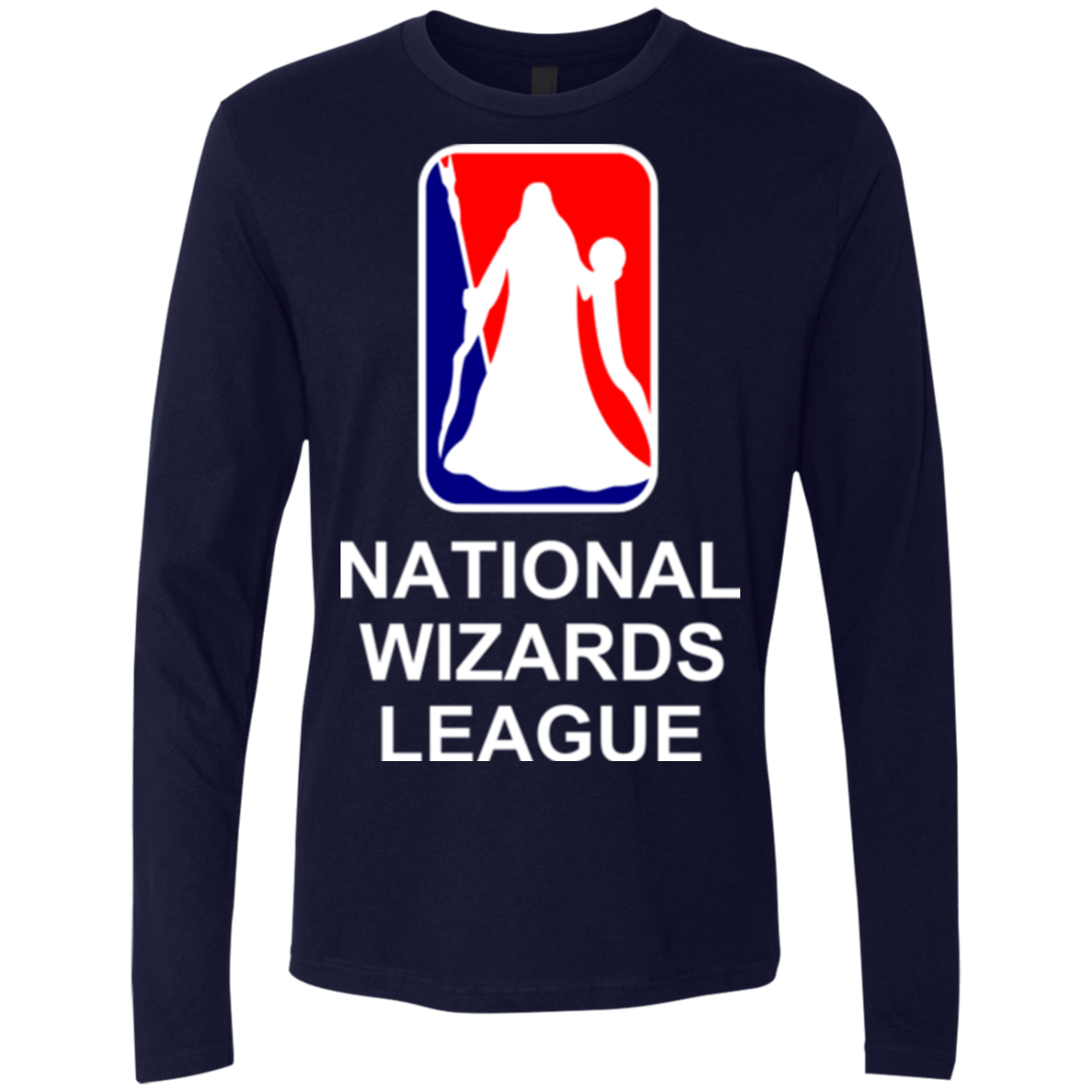 T-Shirts Midnight Navy / Small National Wizards League Men's Premium Long Sleeve