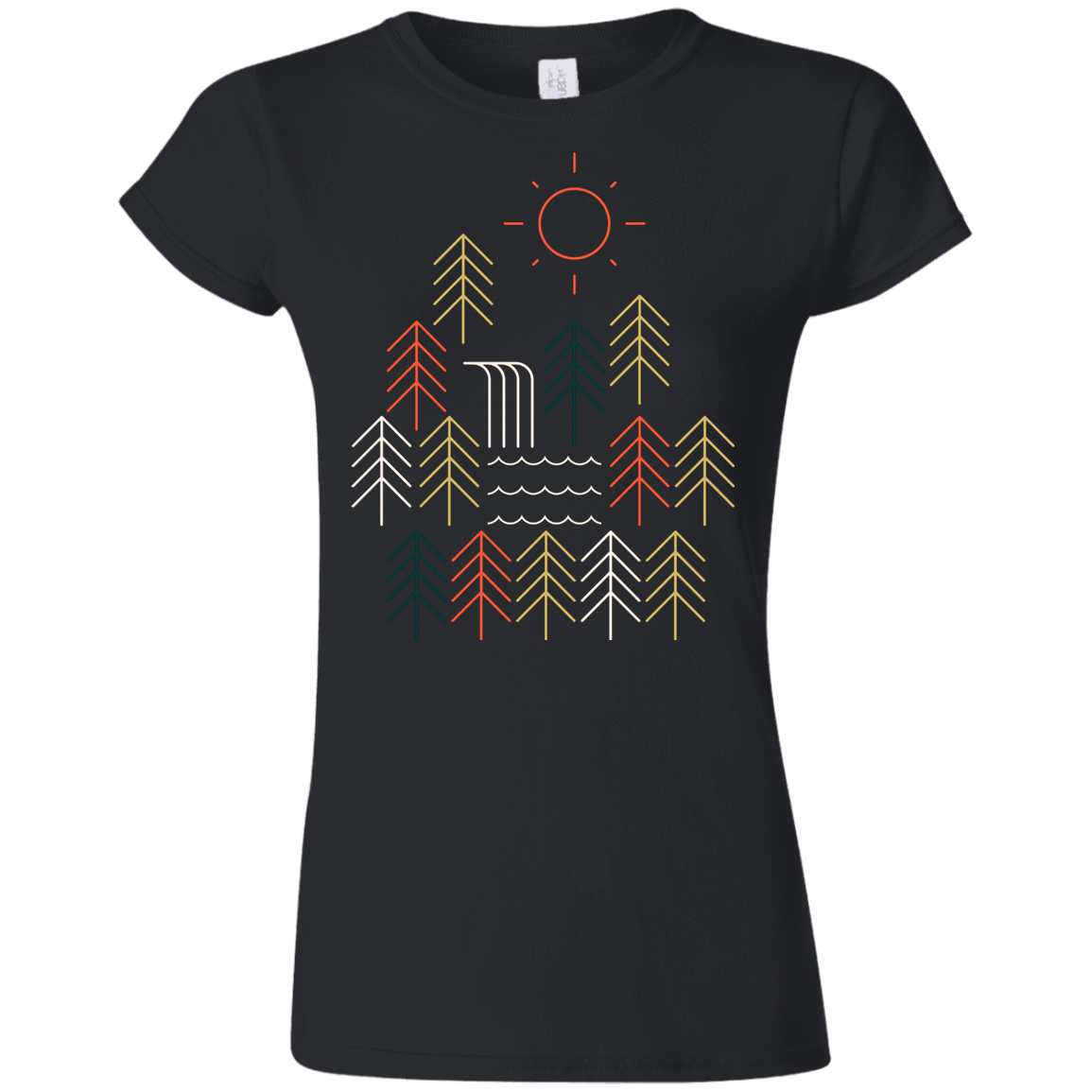 T-Shirts Black / S Nature Timestee Junior Slimmer-Fit T-Shirt