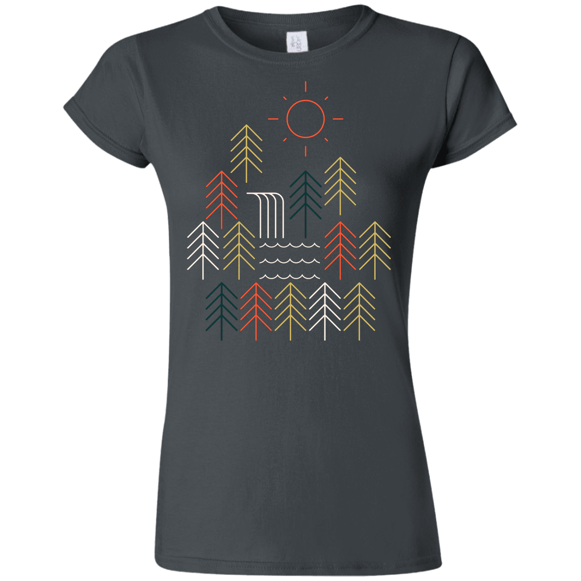 T-Shirts Charcoal / S Nature Timestee Junior Slimmer-Fit T-Shirt