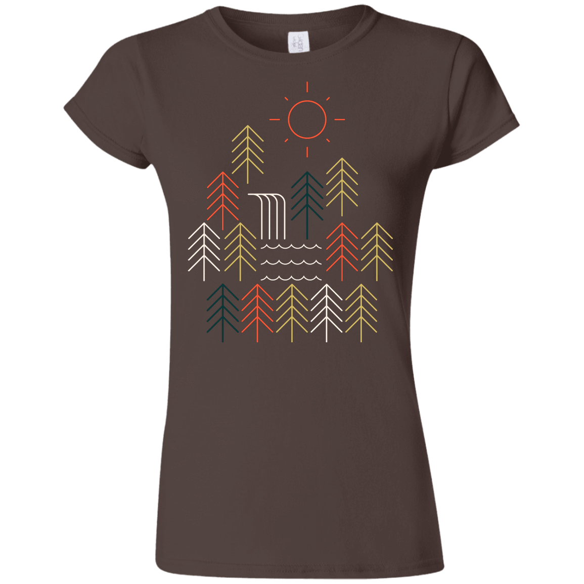 T-Shirts Dark Chocolate / S Nature Timestee Junior Slimmer-Fit T-Shirt