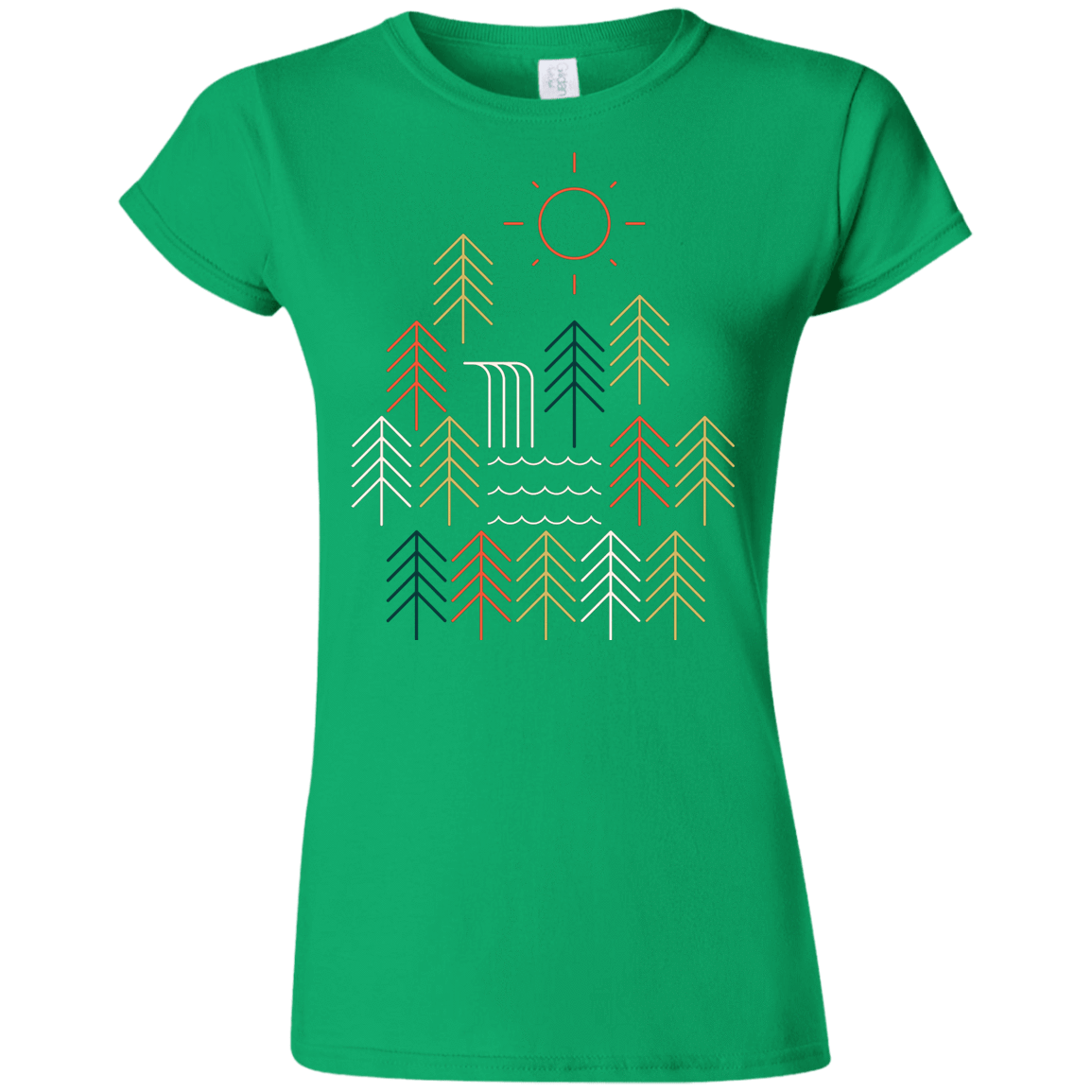 T-Shirts Irish Green / S Nature Timestee Junior Slimmer-Fit T-Shirt