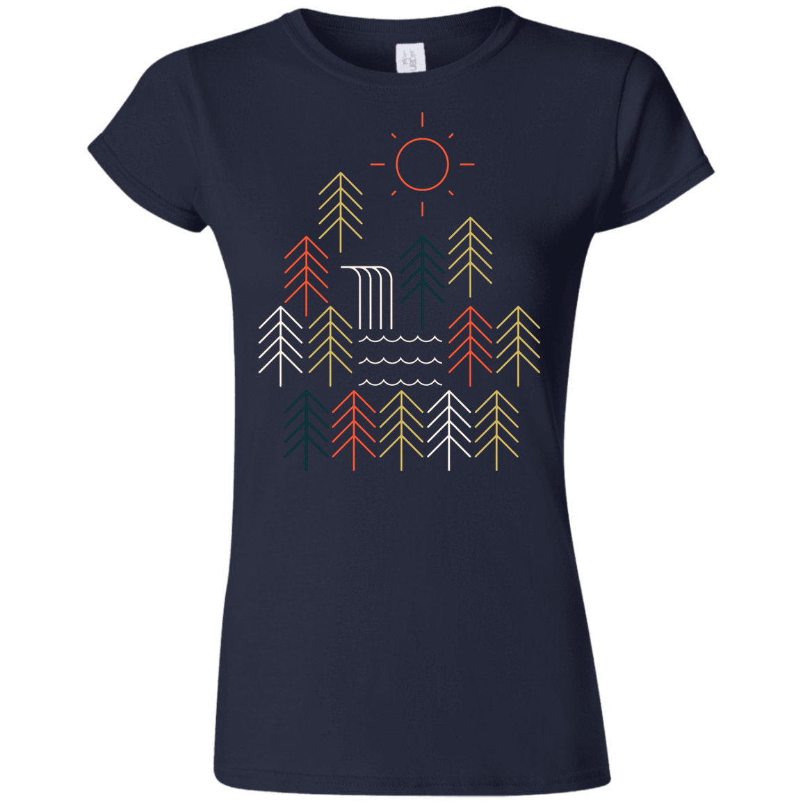 T-Shirts Navy / S Nature Timestee Junior Slimmer-Fit T-Shirt