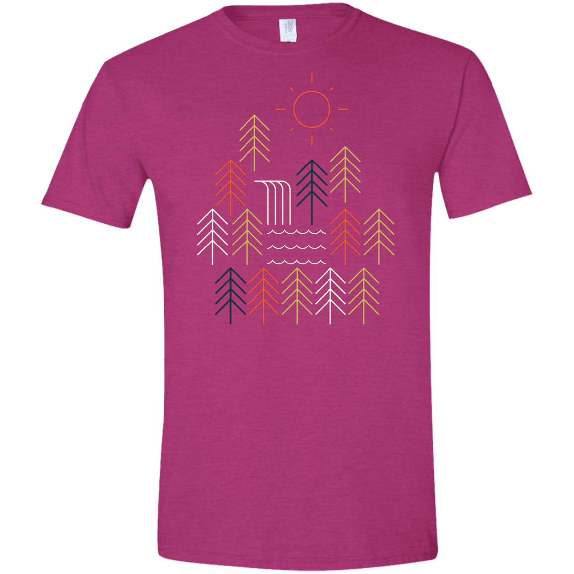 T-Shirts Antique Heliconia / S Nature Timestee Men's Semi-Fitted Softstyle