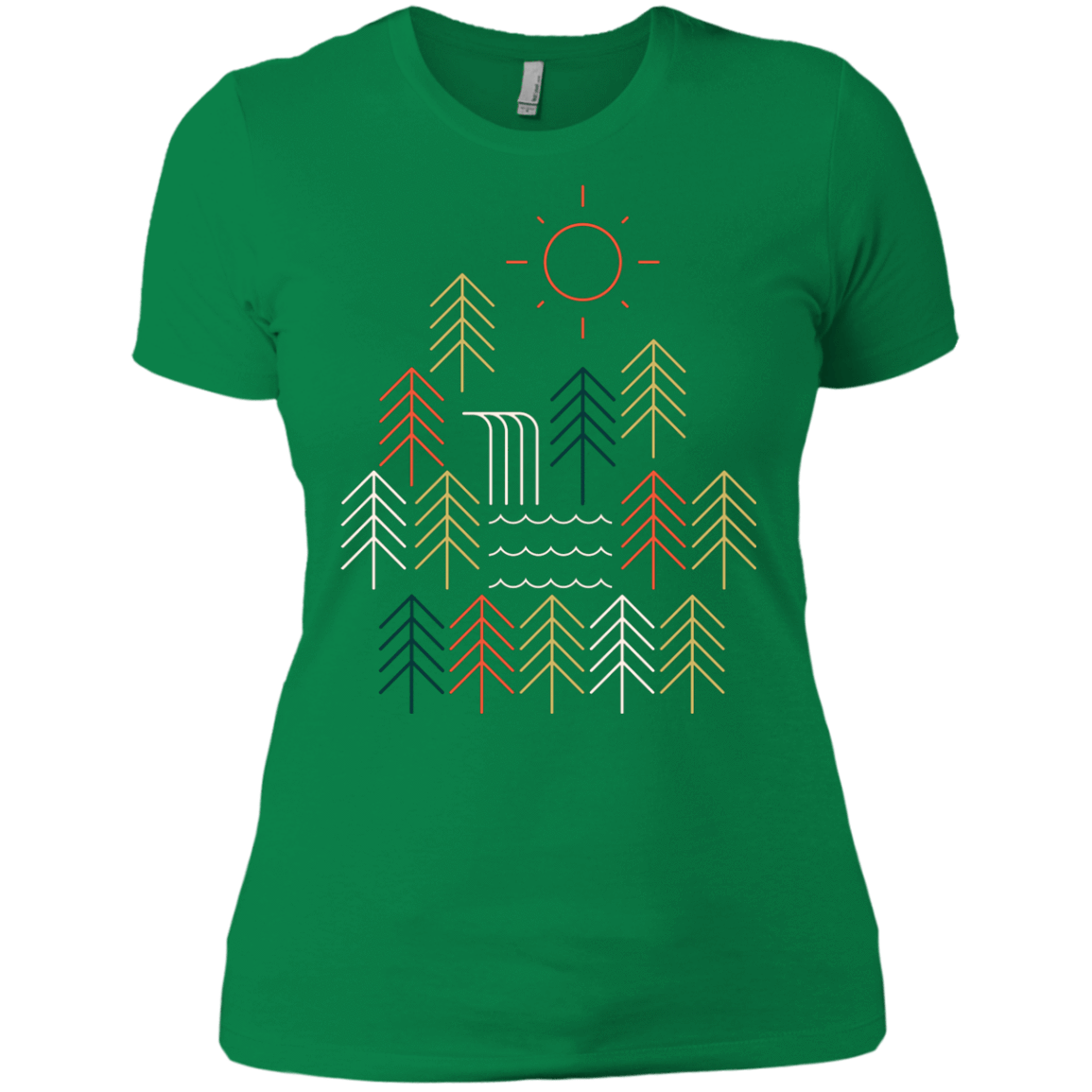 T-Shirts Kelly Green / X-Small Nature Timestee Women's Premium T-Shirt