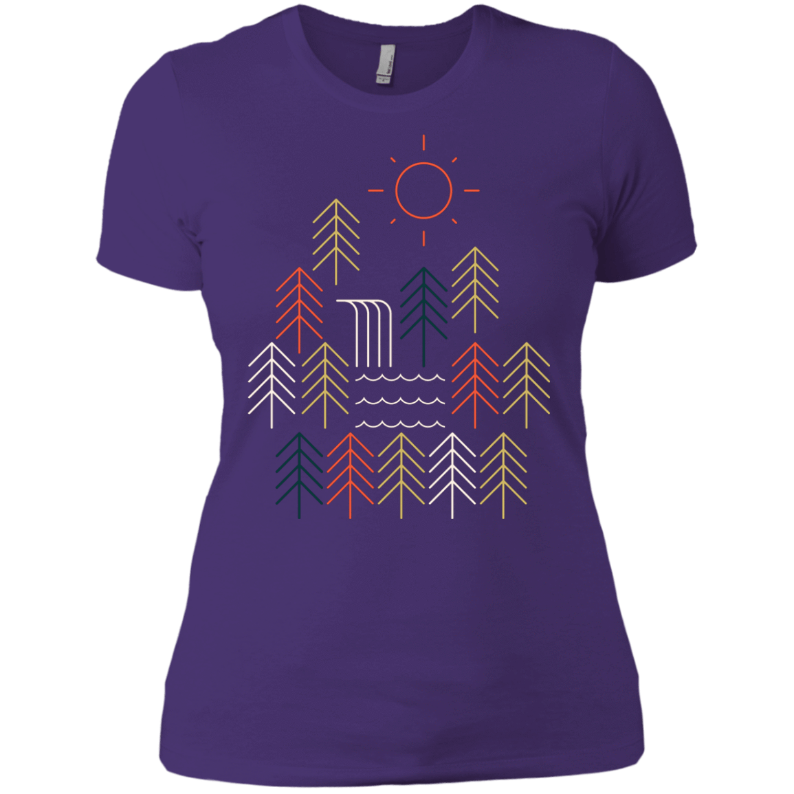 T-Shirts Purple Rush/ / X-Small Nature Timestee Women's Premium T-Shirt