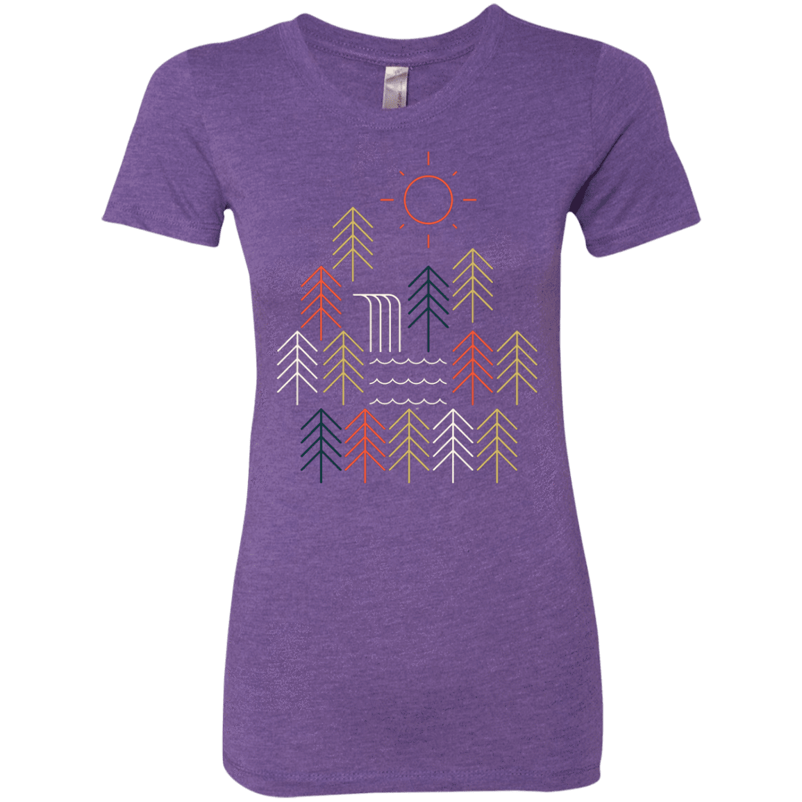 T-Shirts Purple Rush / S Nature Timestee Women's Triblend T-Shirt