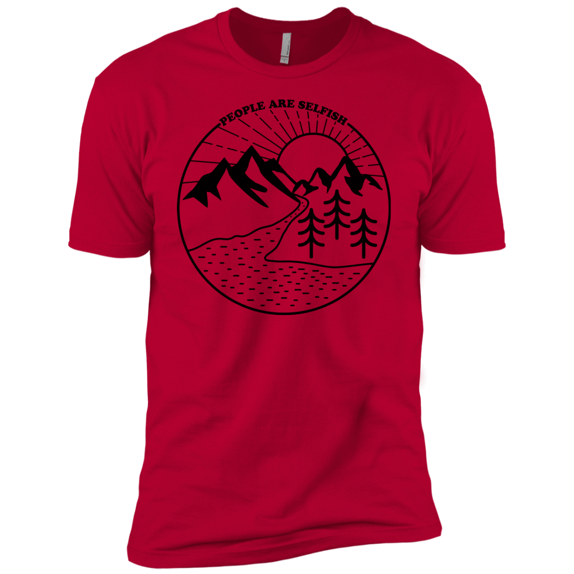 Nature vs. People Boys Premium T-Shirt