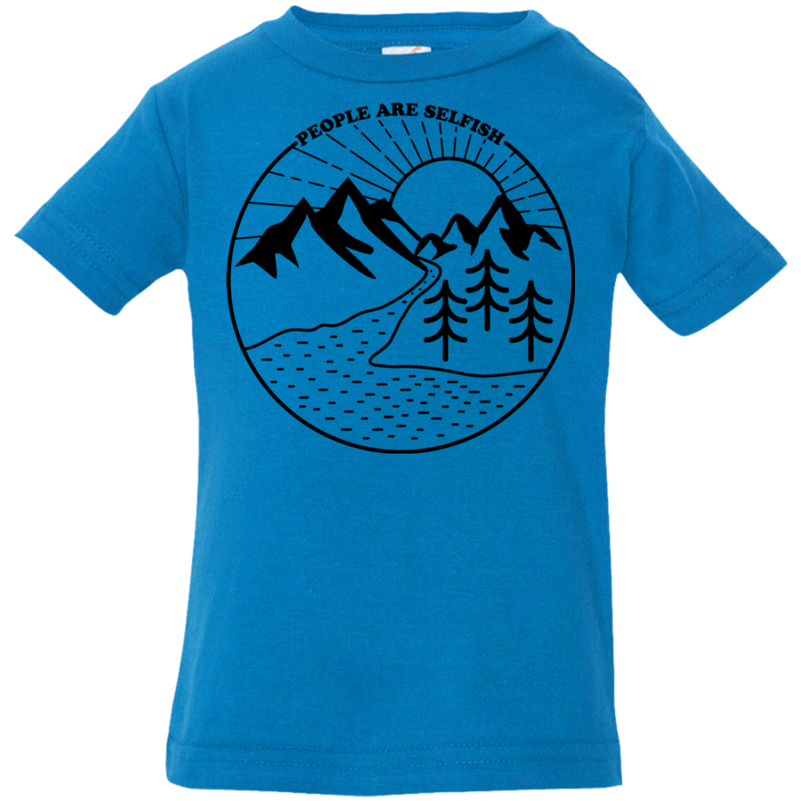 T-Shirts Cobalt / 6 Months Nature vs. People Infant Premium T-Shirt