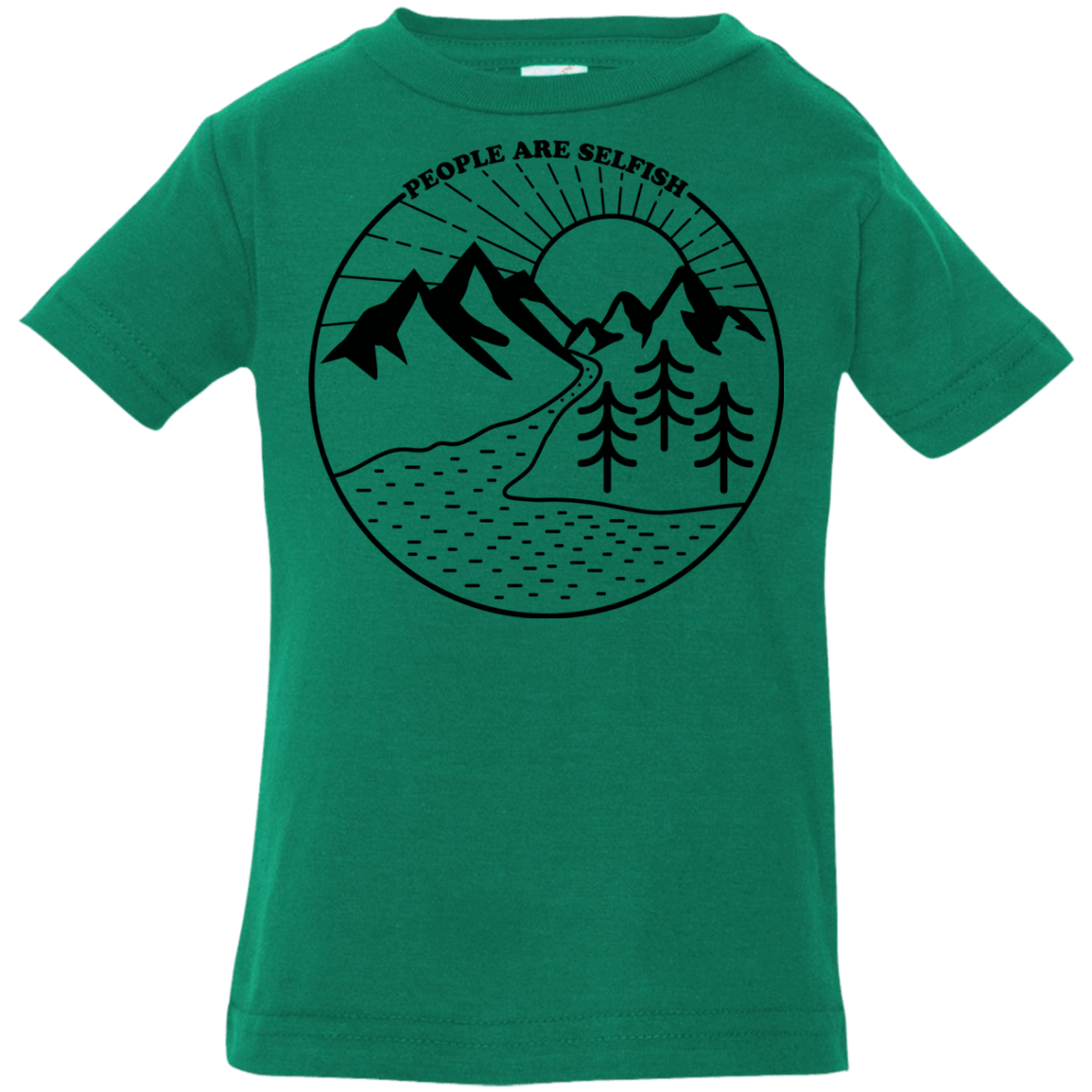 T-Shirts Kelly / 6 Months Nature vs. People Infant Premium T-Shirt