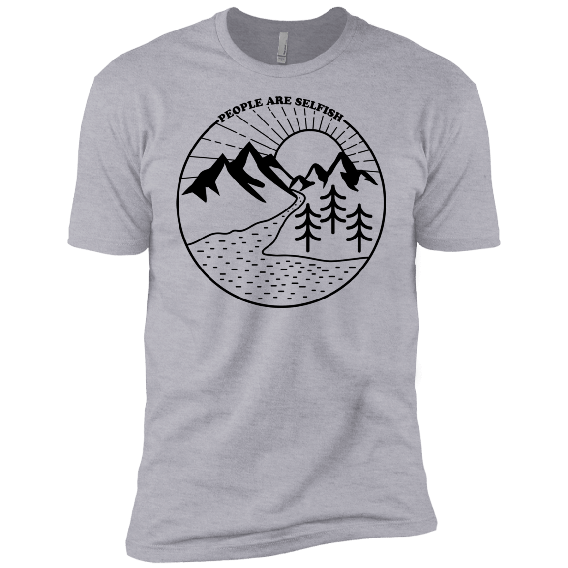 Nature vs. People Men's Premium T-Shirt