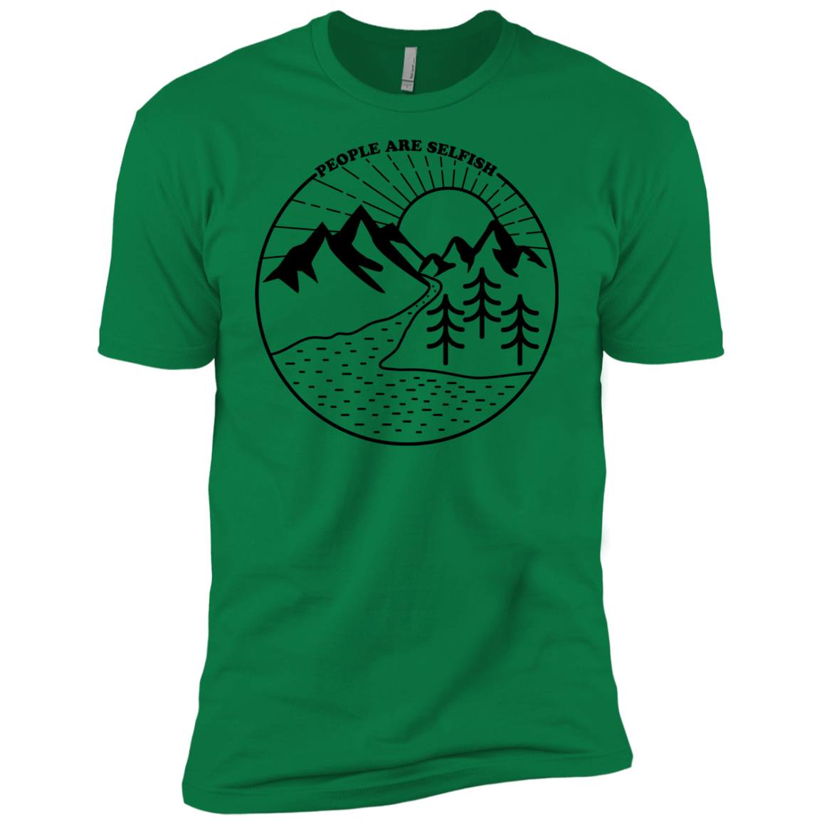 Nature vs. People Men's Premium T-Shirt
