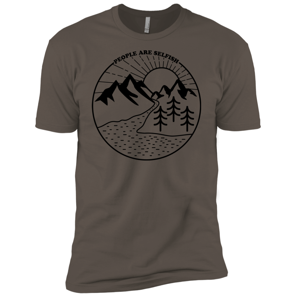 Nature vs. People Men's Premium T-Shirt