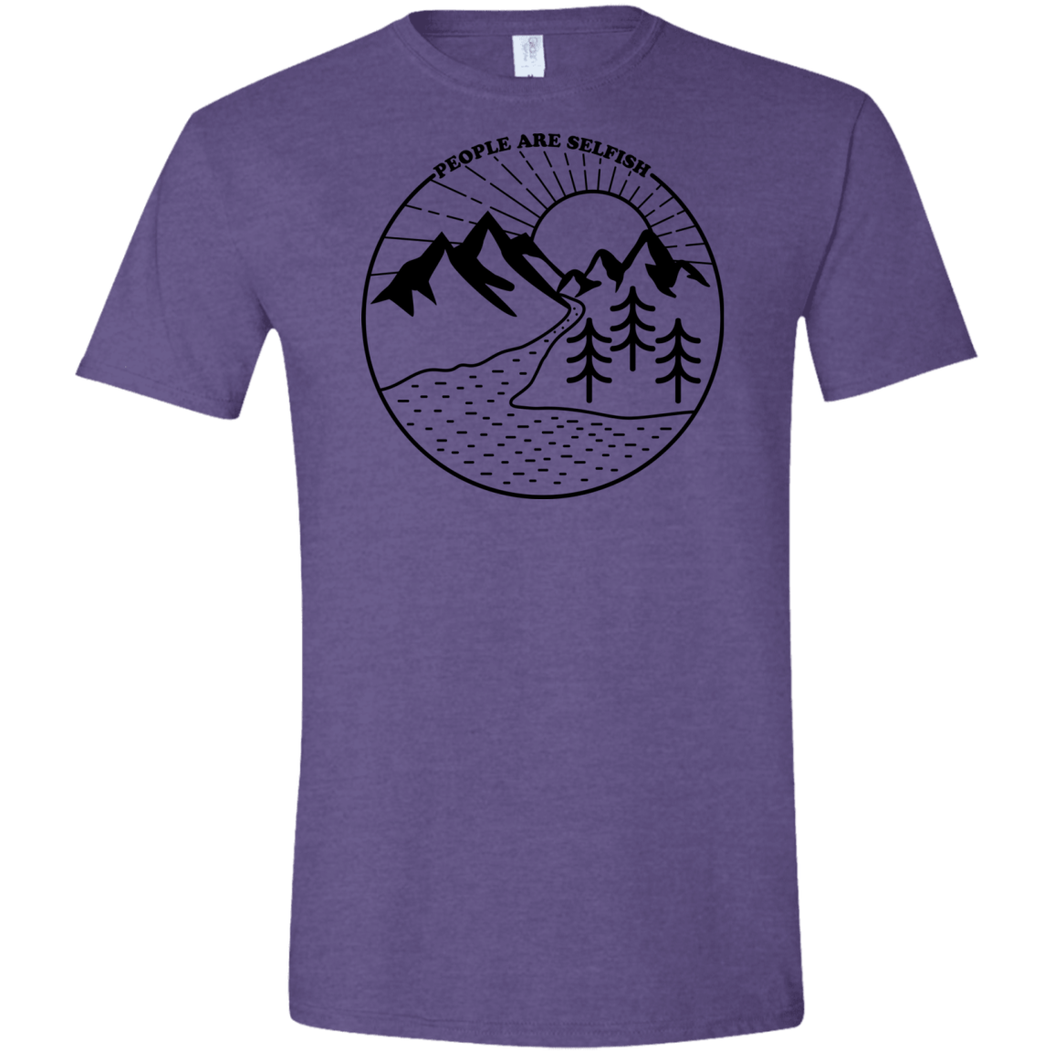 Nature vs. People Men's Semi-Fitted Softstyle