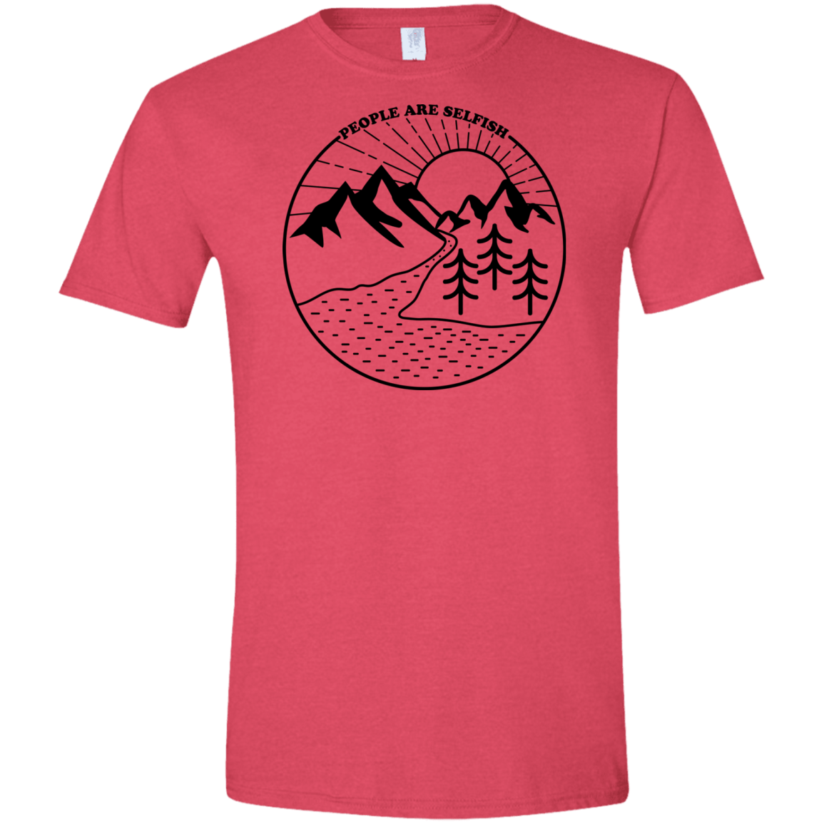 Nature vs. People Men's Semi-Fitted Softstyle