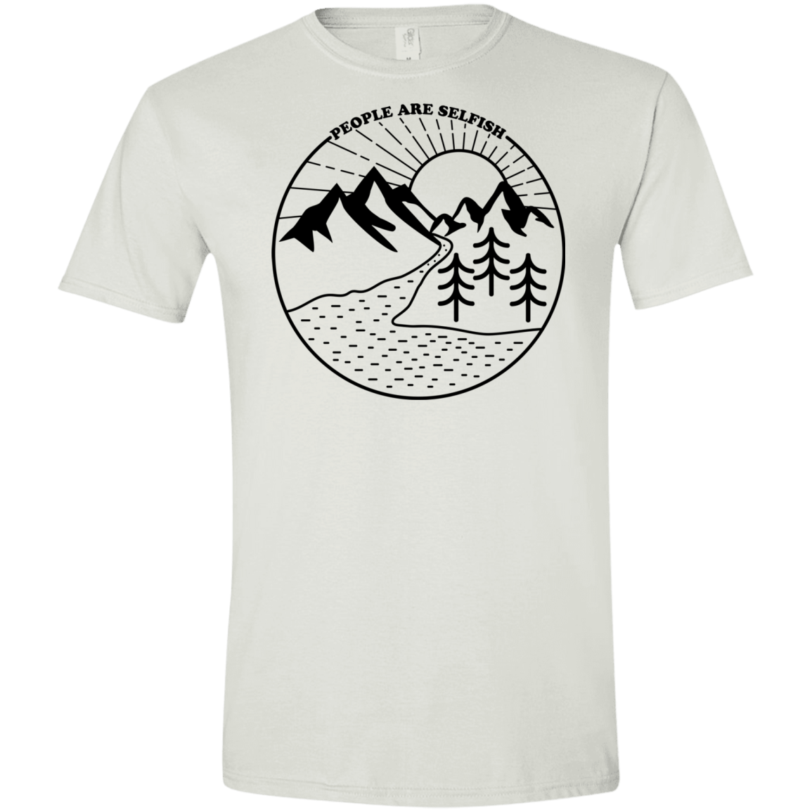 Nature vs. People Men's Semi-Fitted Softstyle