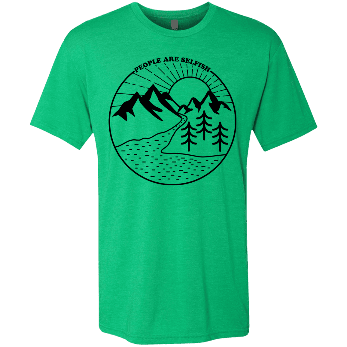 T-Shirts Envy / S Nature vs. People Men's Triblend T-Shirt