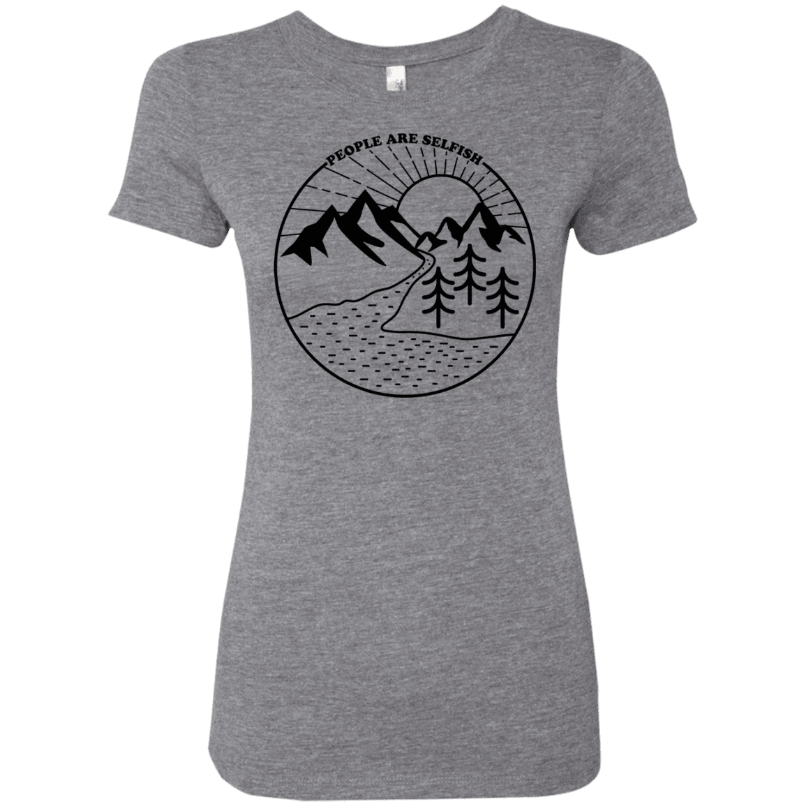 T-Shirts Premium Heather / S Nature vs. People Women's Triblend T-Shirt