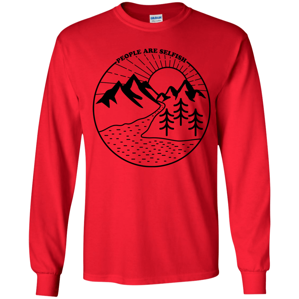 Nature vs. People Youth Long Sleeve T-Shirt