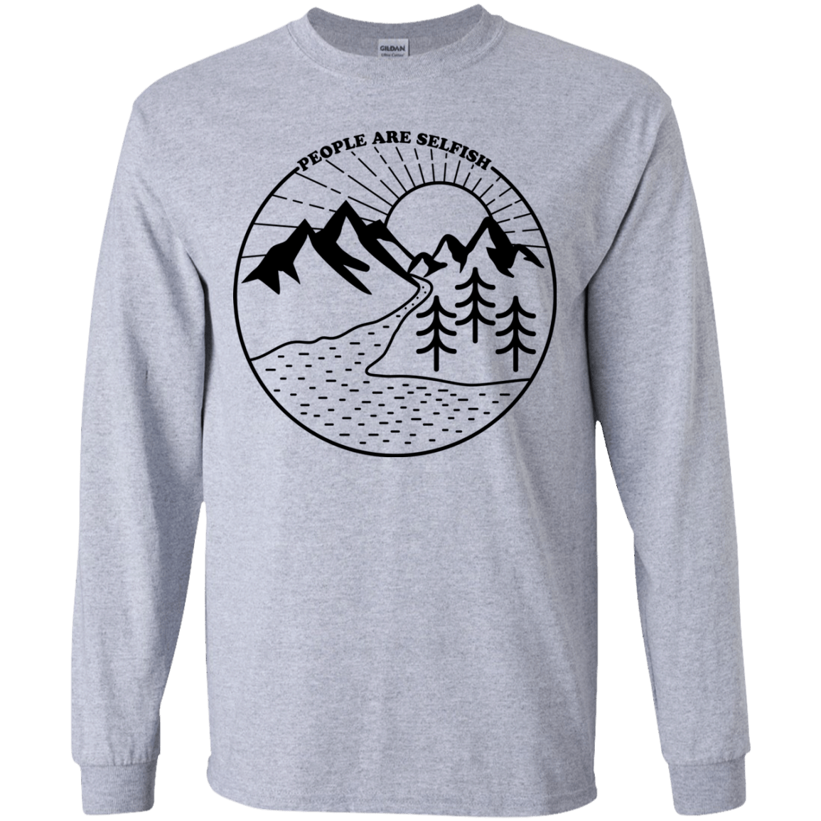 Nature vs. People Youth Long Sleeve T-Shirt