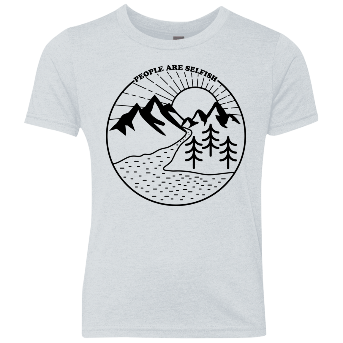 Nature vs. People Youth Triblend T-Shirt