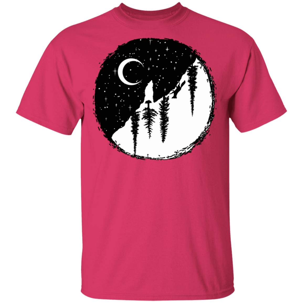 T-Shirts Heliconia / S Nature Yin Yang T-Shirt