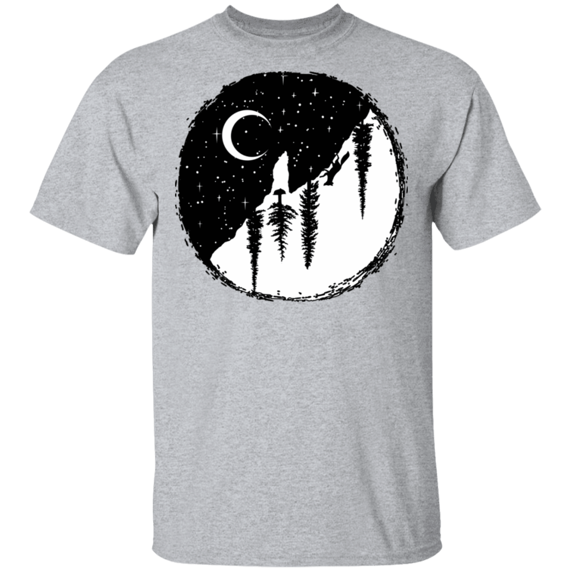 T-Shirts Sport Grey / S Nature Yin Yang T-Shirt