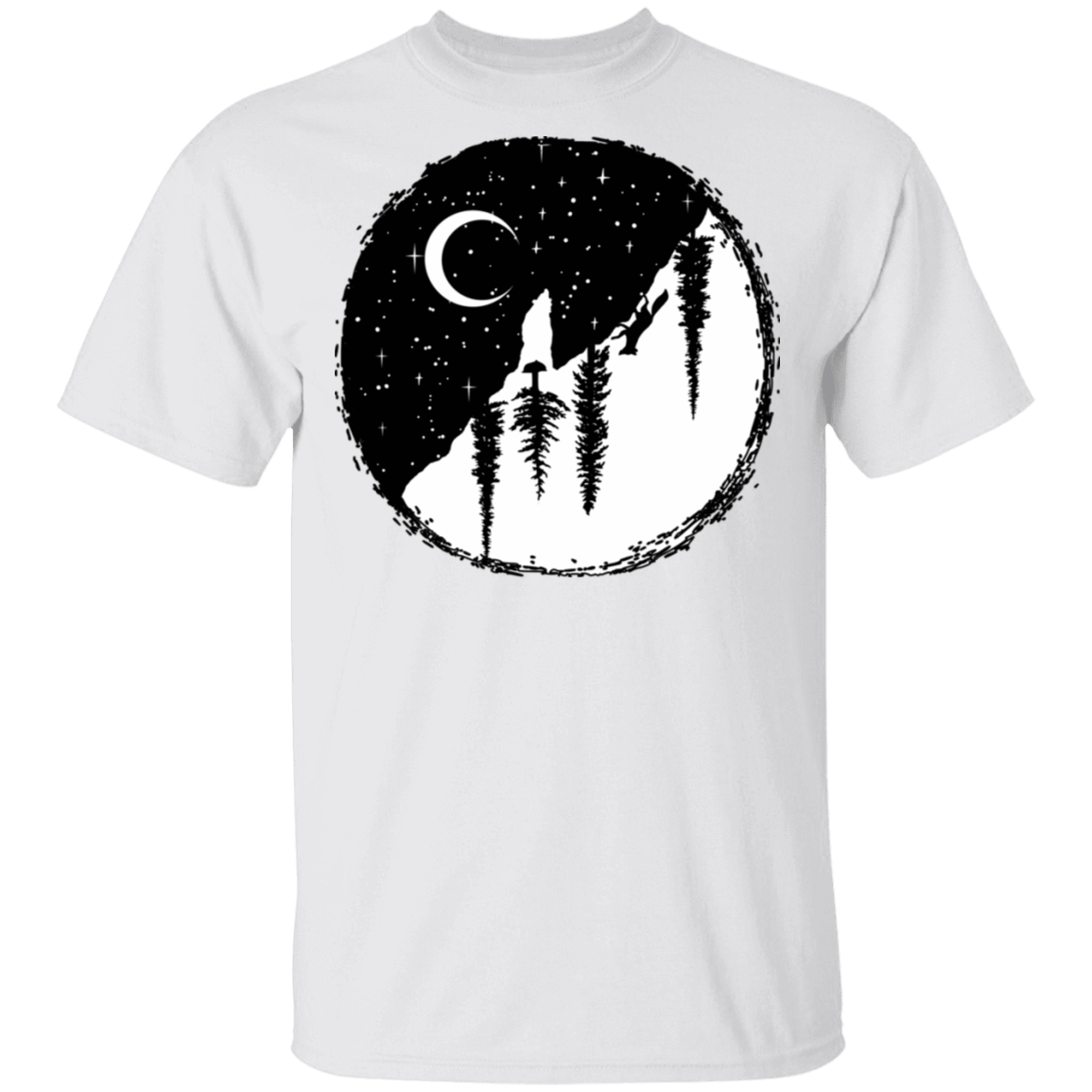T-Shirts White / S Nature Yin Yang T-Shirt