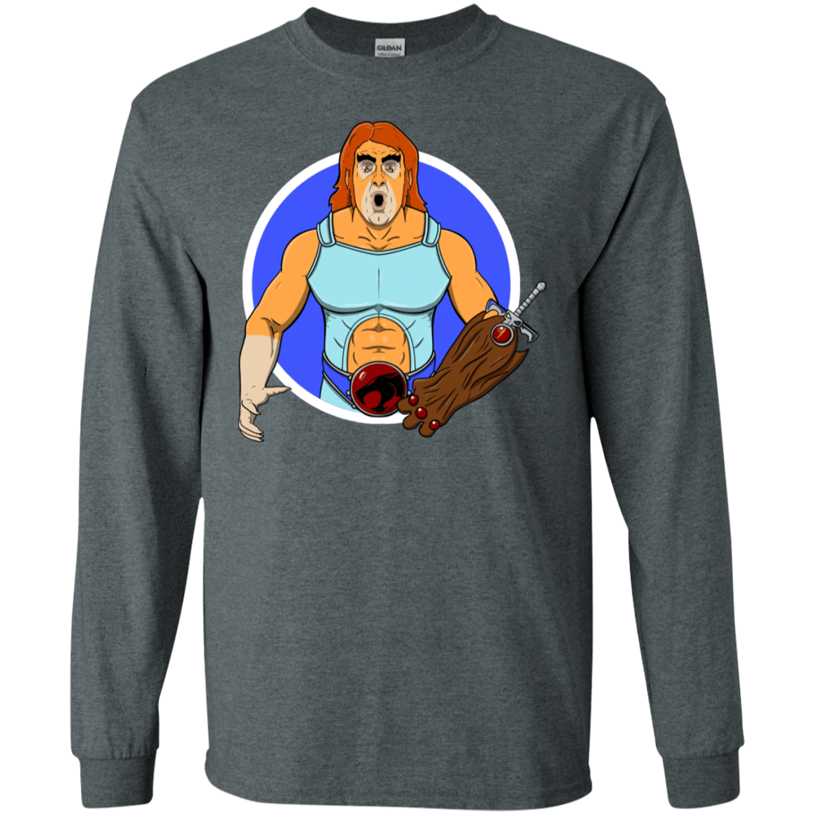 T-Shirts Dark Heather / S Natureboy Woooo Men's Long Sleeve T-Shirt